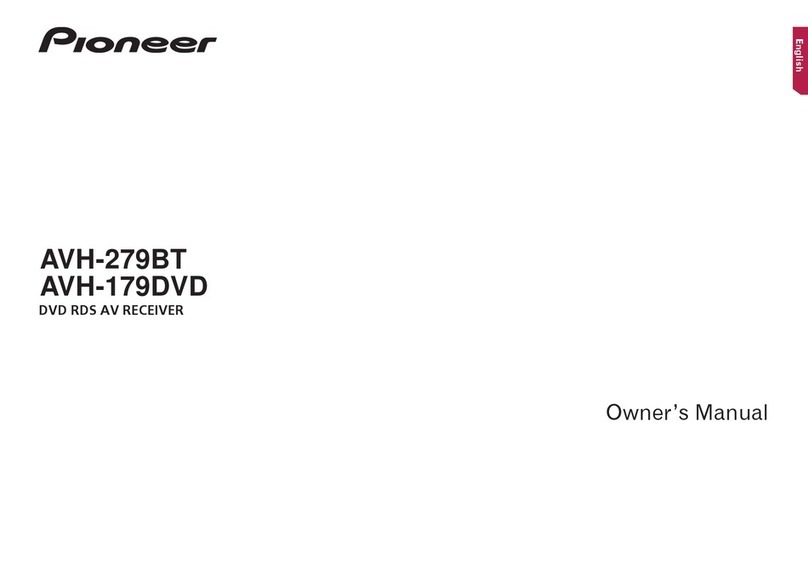 Pioneer AVH-279BT User manual