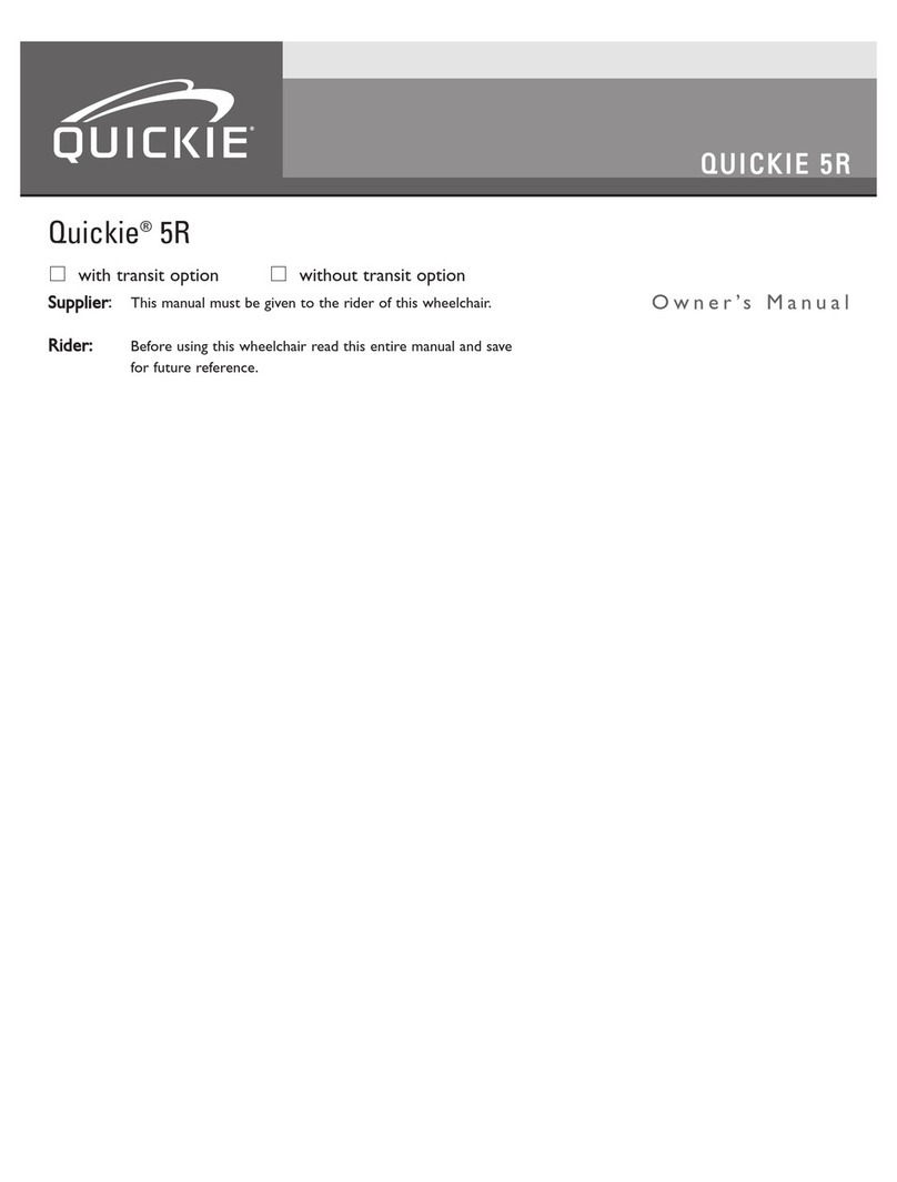 Quickie 5R User manual