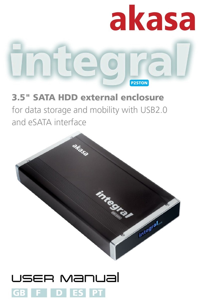 Akasa integral P2STON User manual Akasa integral P2STON User manual