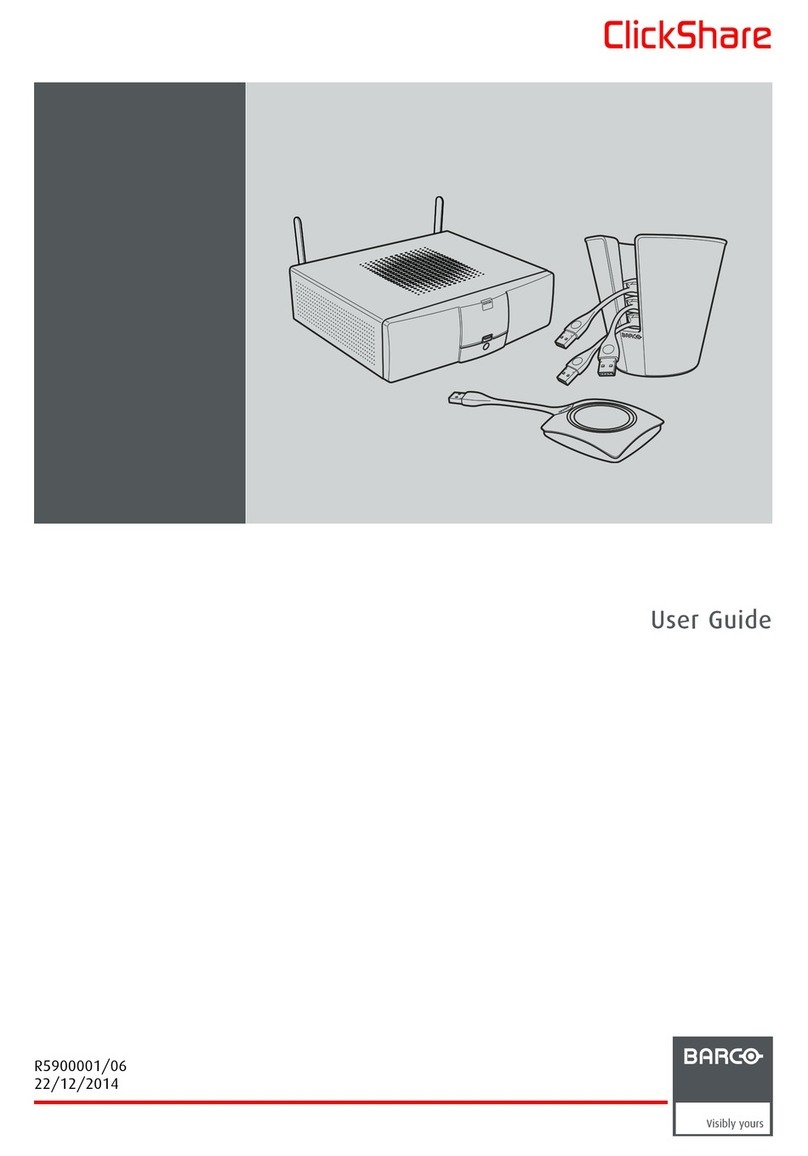 Barco ClickShare User manual