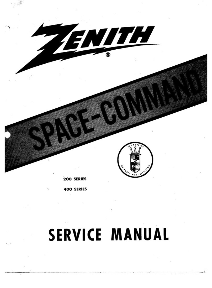Zenith Space-Command 200 Series Service manual Zenith Space-Command 200 Series Service manual