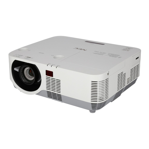 NEC P452H User manual