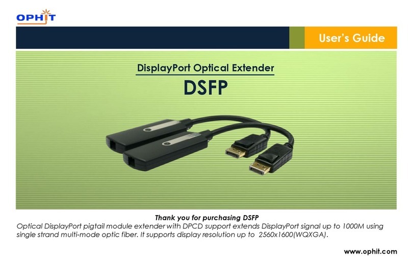 Ophit DSFP User manual