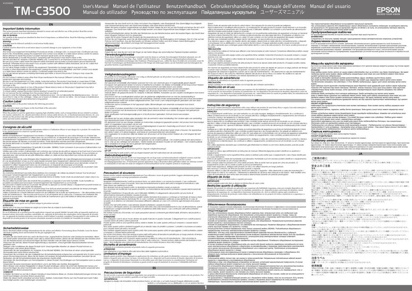 Epson TM-C3500 Series user manual