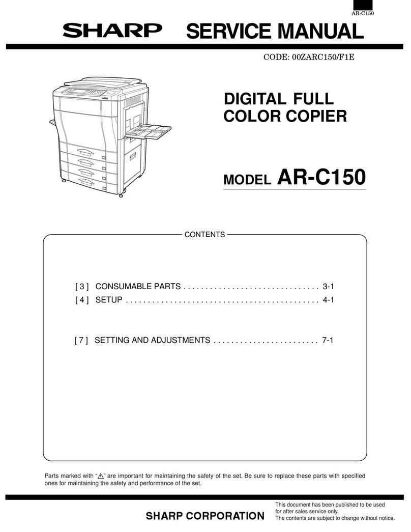 Sharp AR-C150 User manual