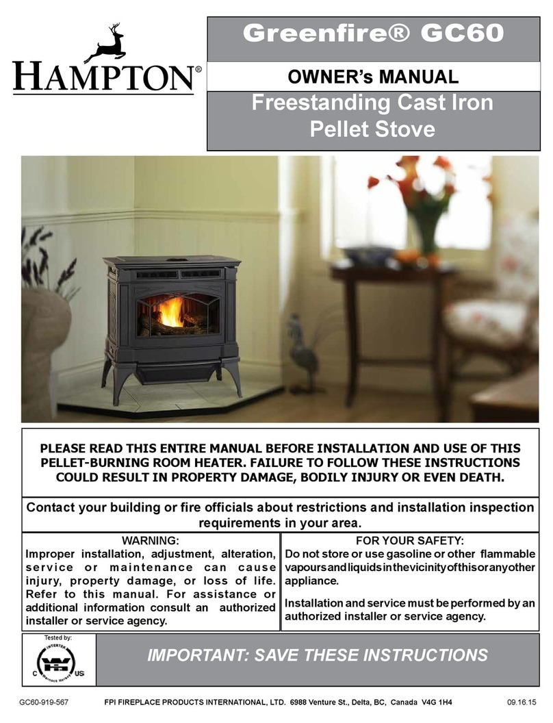 FPI Hampton Greenfire GC60 owner's manual FPI Hampton Greenfire GC60 owner's manual
