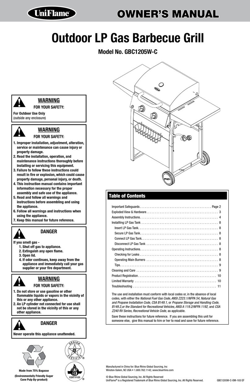 BlueRhino GBC1205W-C User manual