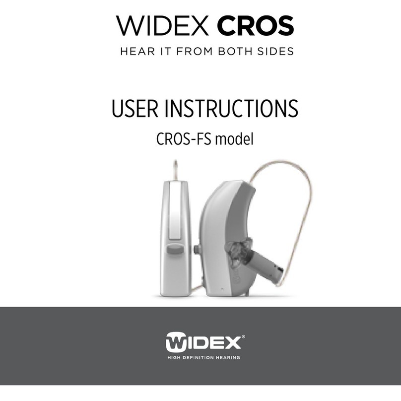 Widex CROS-FS User manual Widex CROS-FS User manual