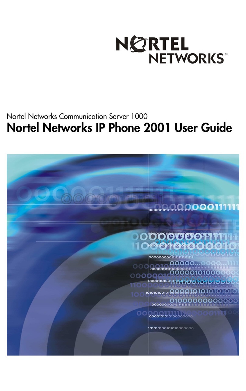 Nortel 2001 user guide
