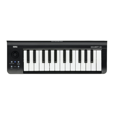 Korg MICROKEY2-25AIR User manual