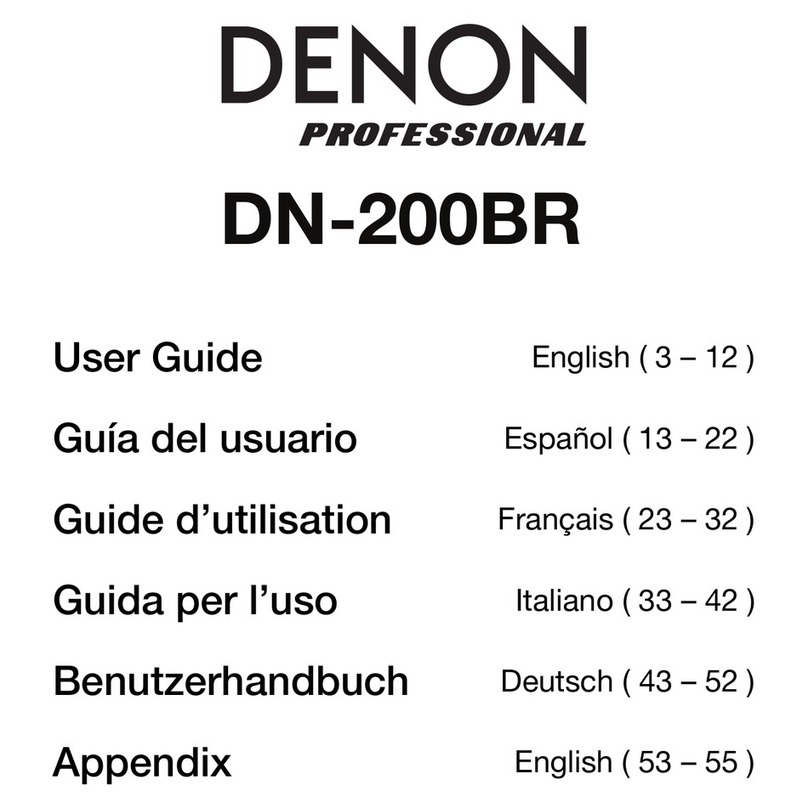 Denon DN-200BR user guide