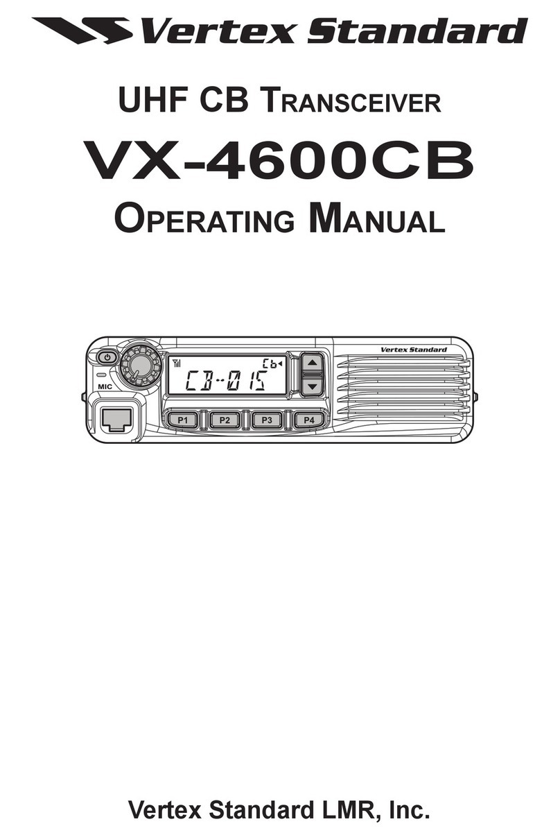 Vertex Standard VX-4600CB operating manual