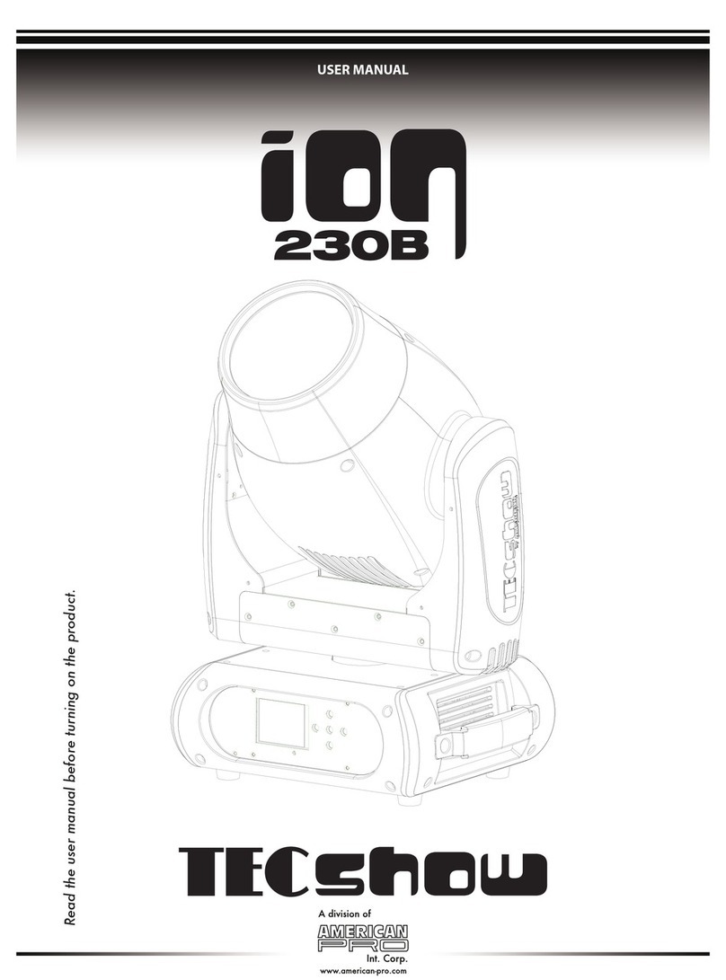 TECshow iON 230B User manual