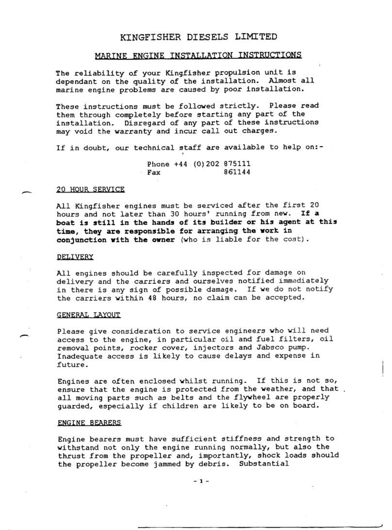 Kingfisher KD26 User manual
