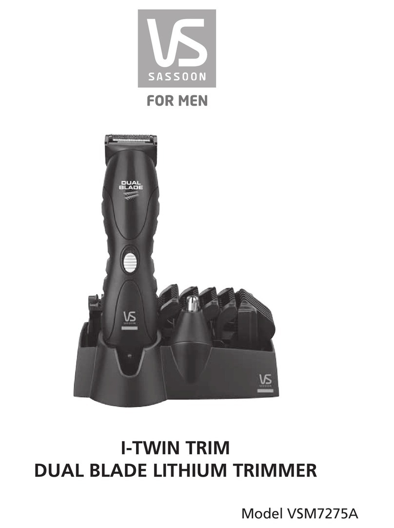 Vidal Sassoon VSM7275A manual