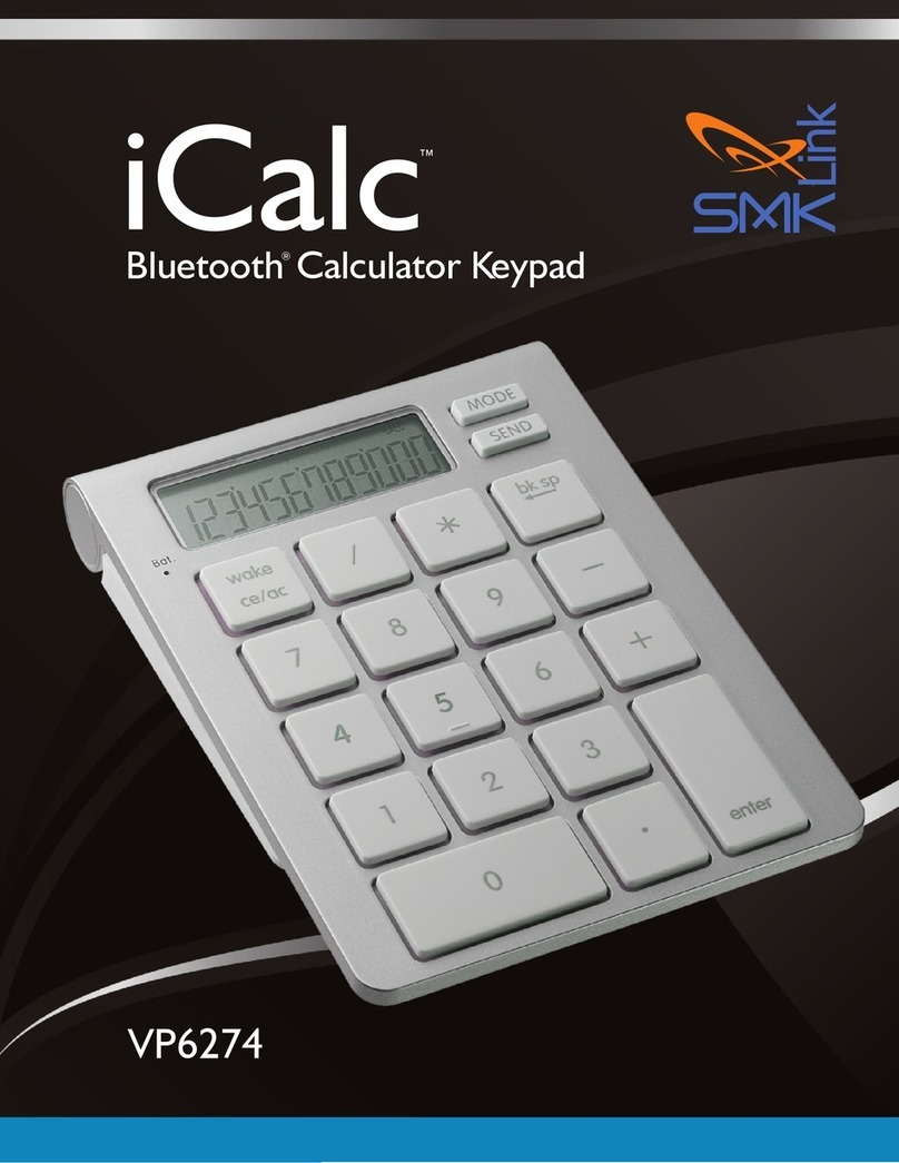 SMK-Link iCalc VP6274 user guide
