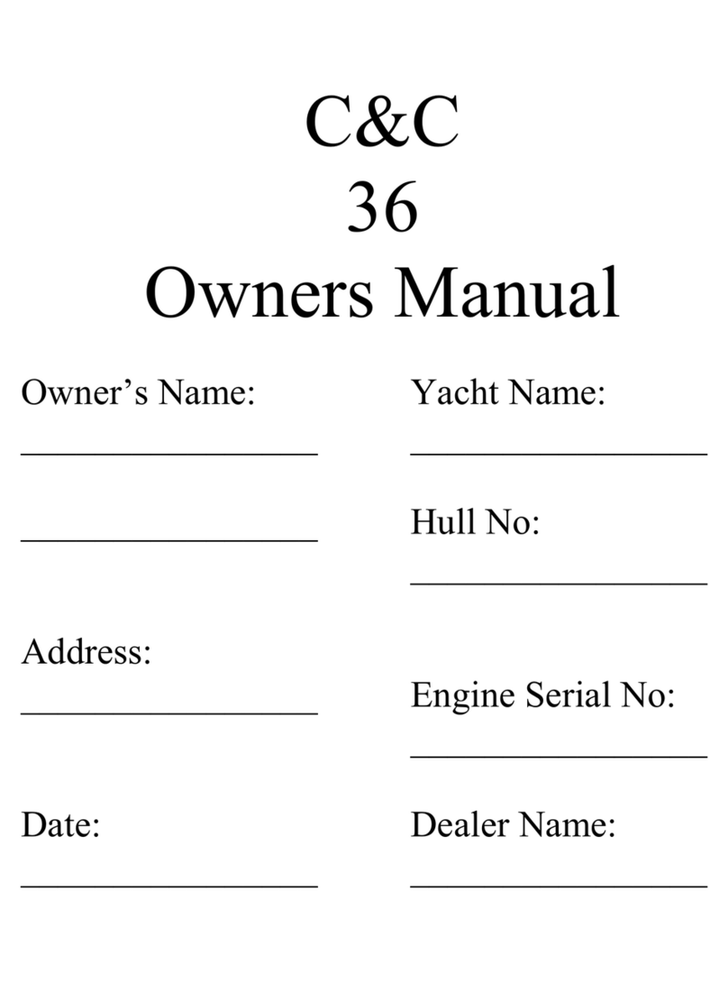 C&C 36 owner's manual