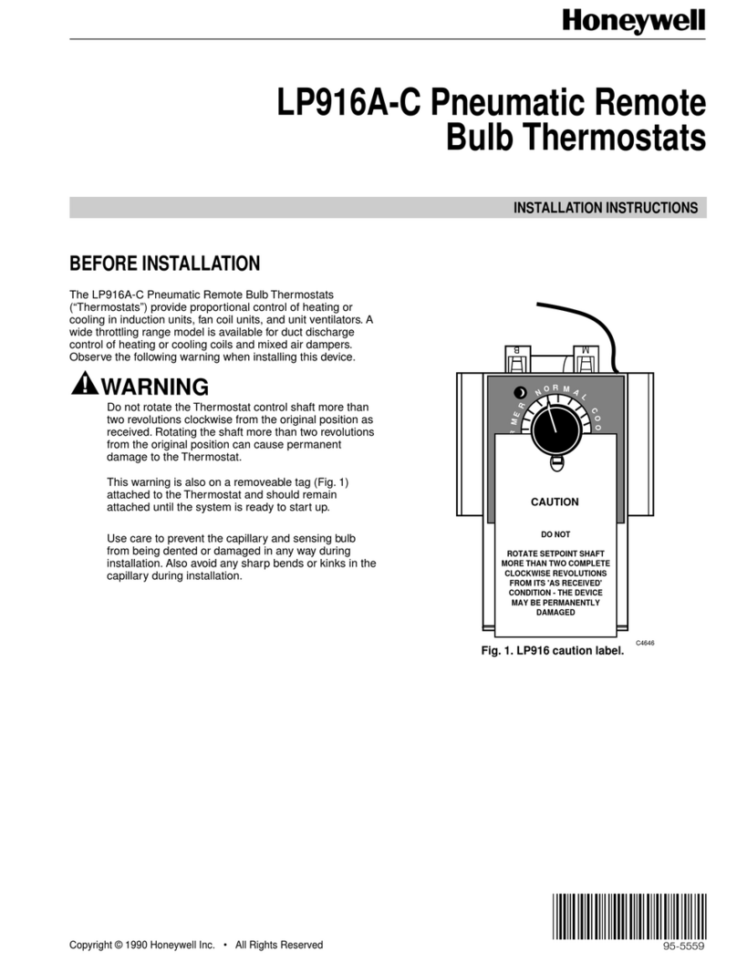 Honeywell LP916A-C User manual