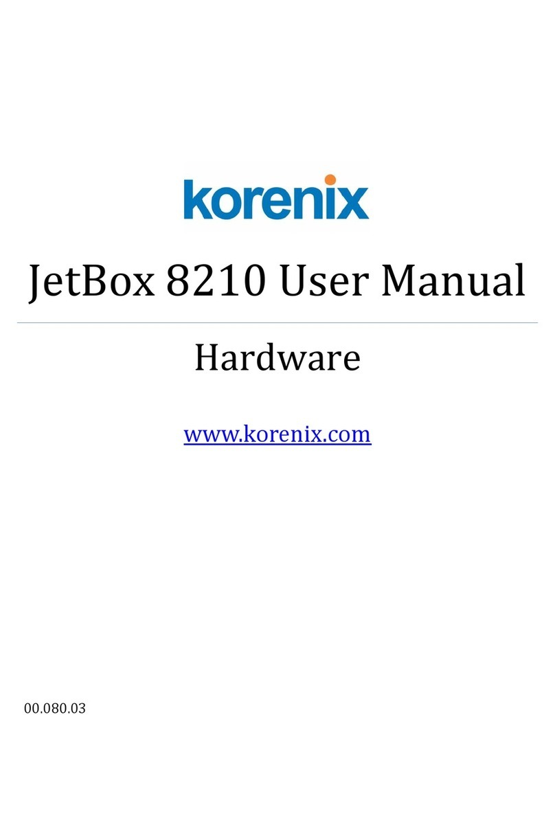 Korenix JetBox 8210 user manual
