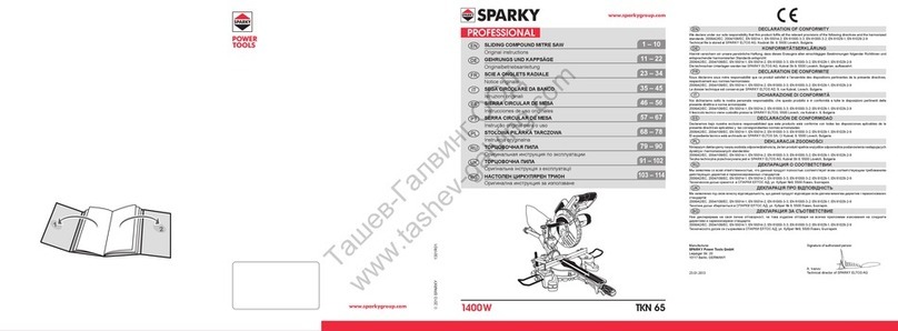 Sparky Group TKN 65 Original instructions