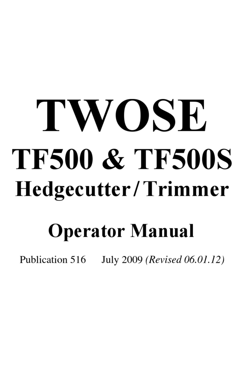 Twose TF500 Operator's manual
