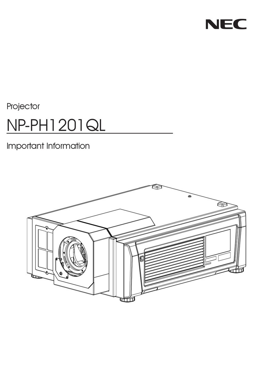NEC NP-PH1201QL User manual
