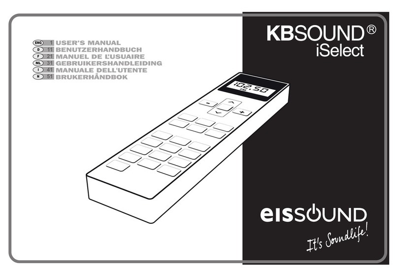 EisSound KBSound iSelect user manual