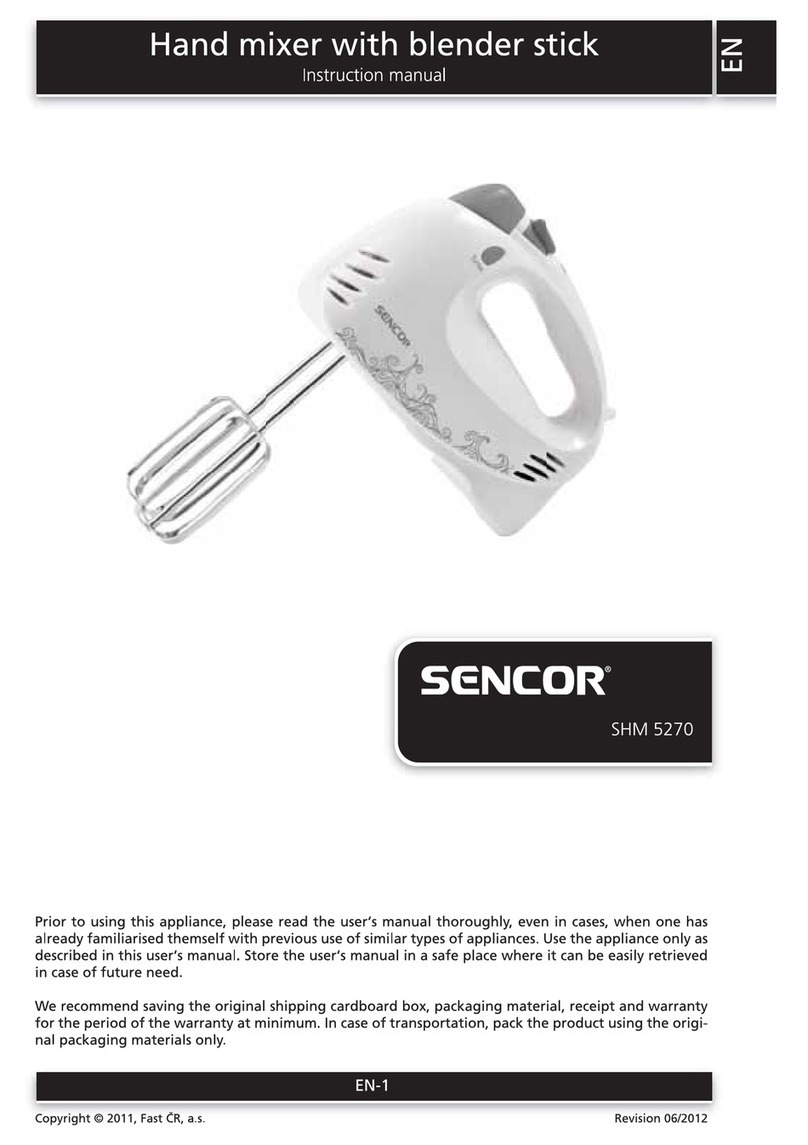 Sencor SHM 5270 User manual