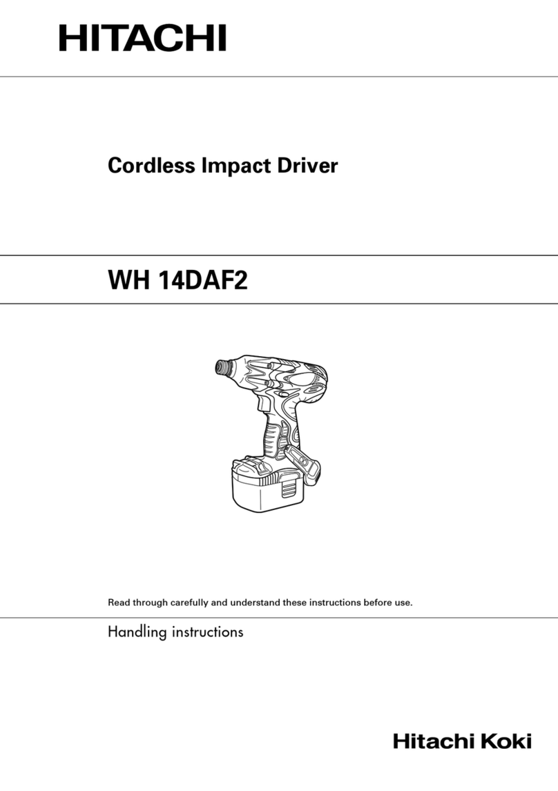 Hitachi WH 14DAF2 User manual Hitachi WH 14DAF2 User manual