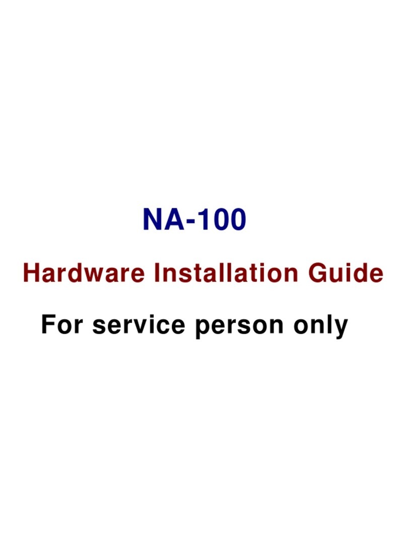 AXIOMTEK NA-100 Hardware installation manual