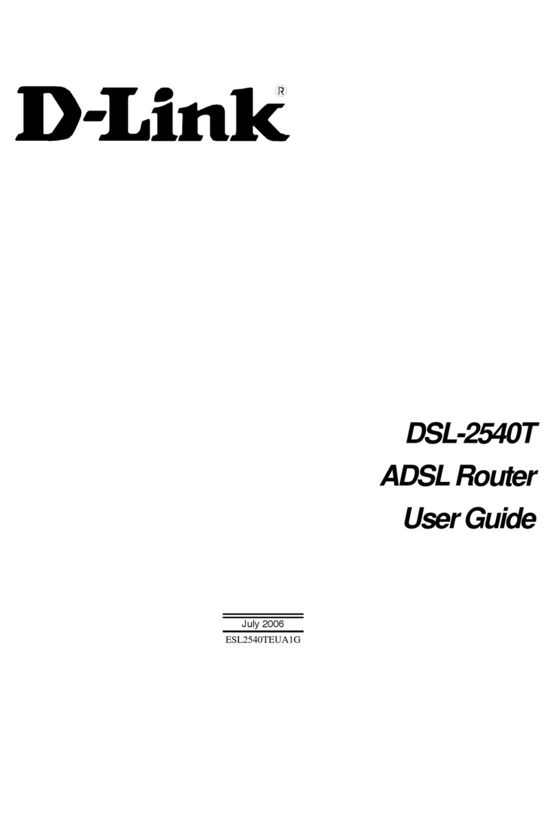 D-Link DSL-2540T User manual