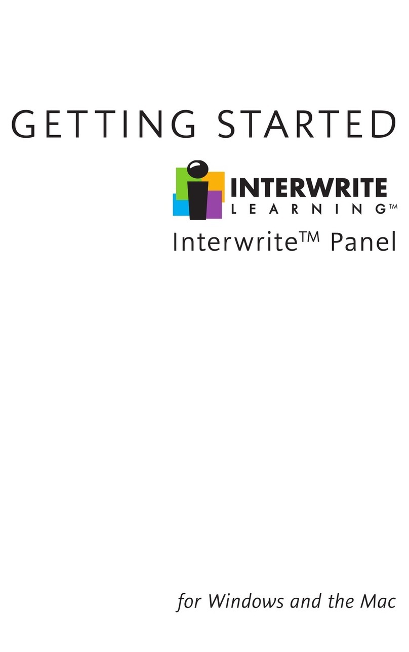 Interwrite Learning Interwrite Board User manual