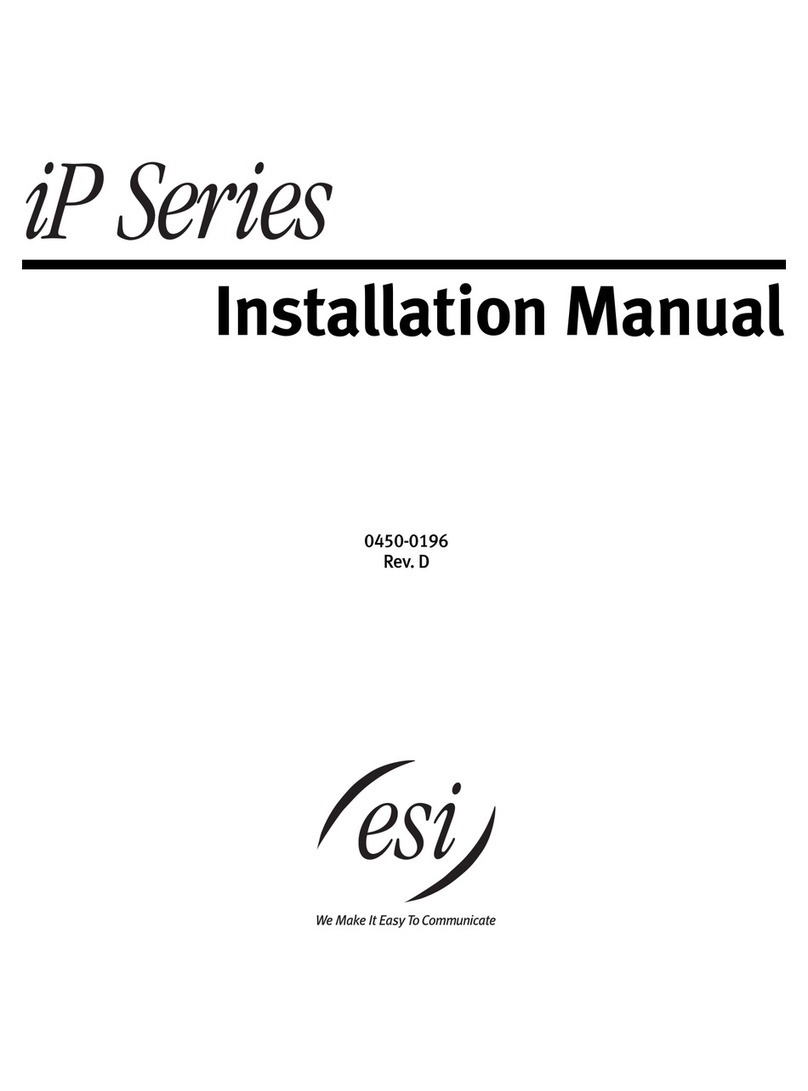 ESI IP 200 User manual