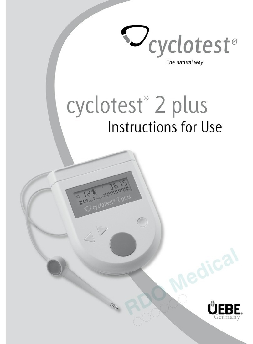 uebe Cyclotest 2 plus instruction manual