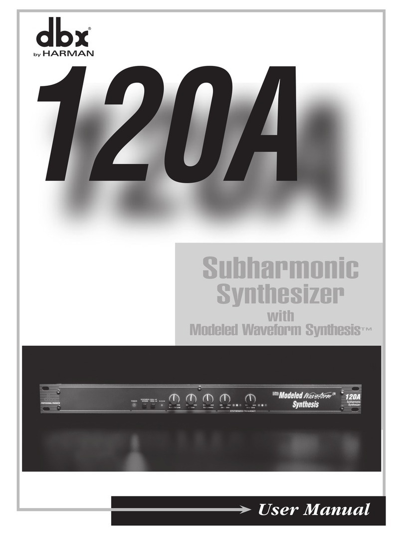 dbx 120A user manual