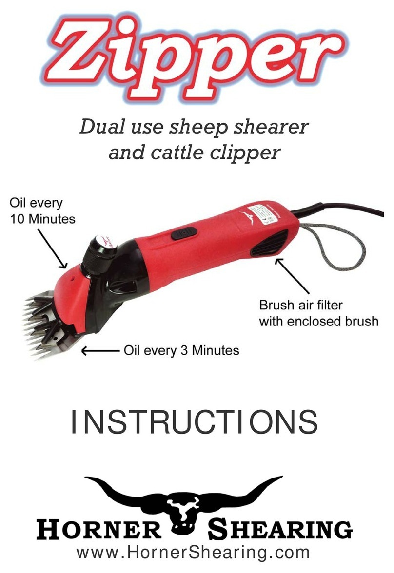 HORNER Shearing Zipper instructions