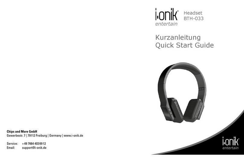 i-onik BTH-033 quick start guide