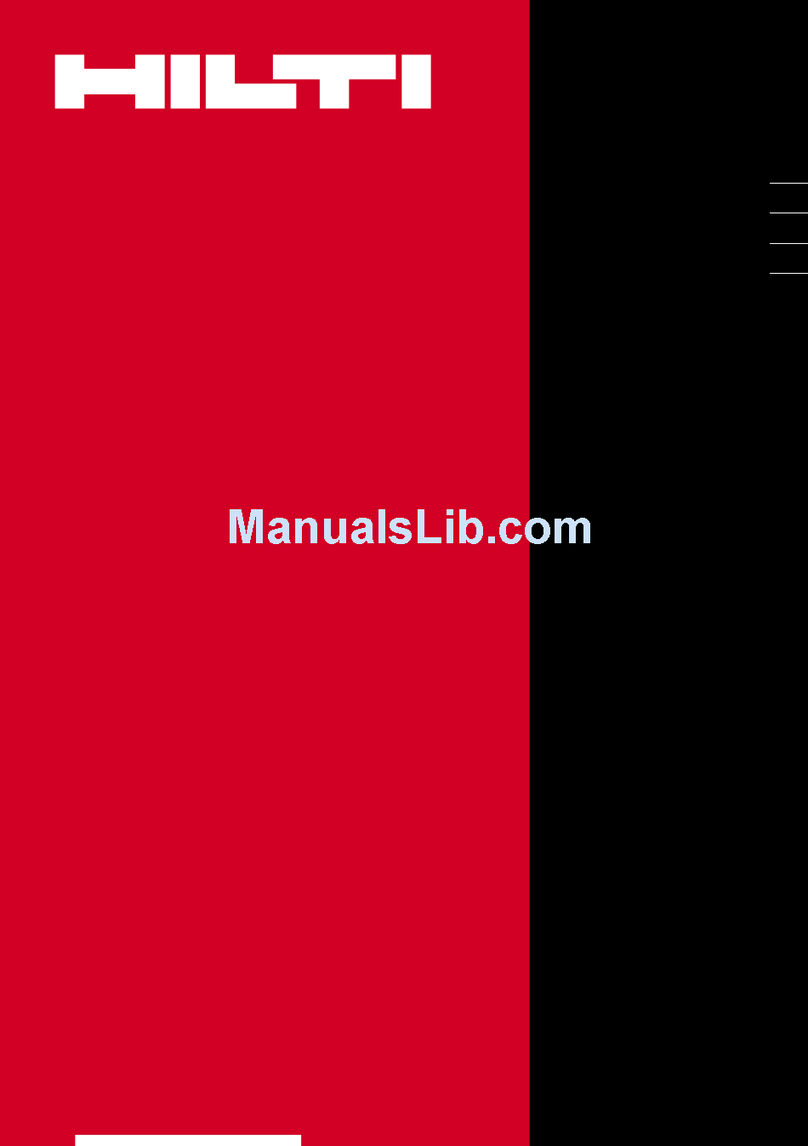 Hilti TE 1000-AVR operating instructions
