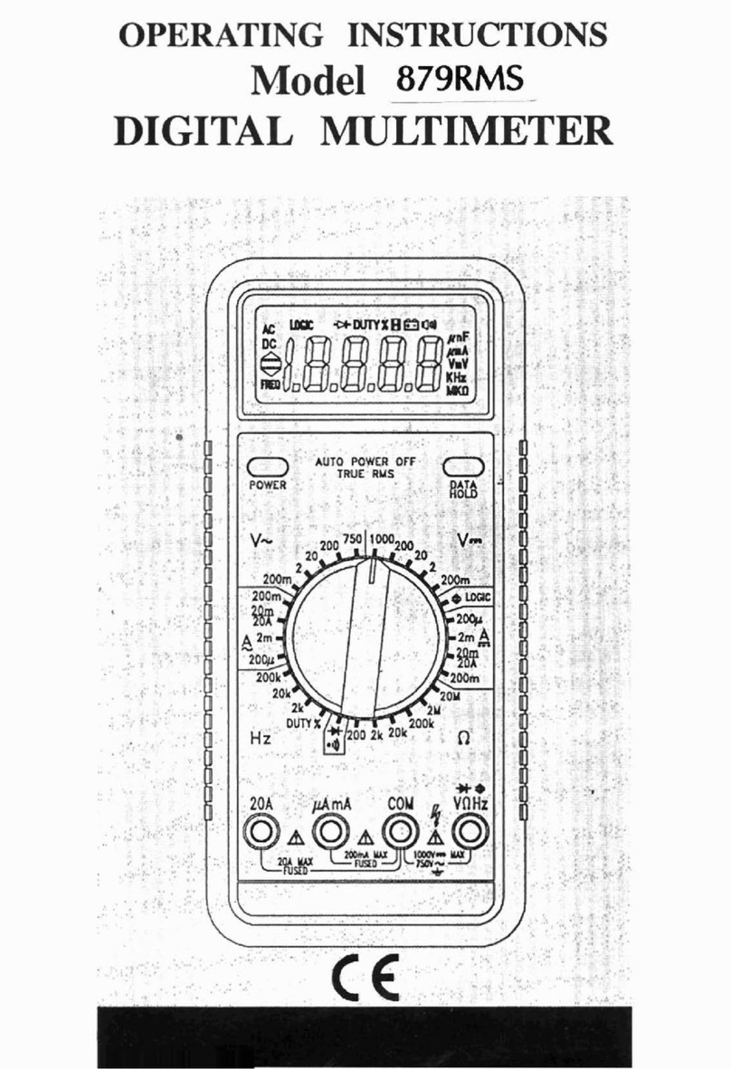 PDi 879RMS operating instructions