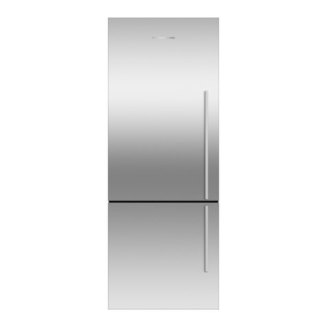Fisher & Paykel ActiveSmart RF135B Mounting instructions Fisher & Paykel ActiveSmart RF135B Mounting instructions