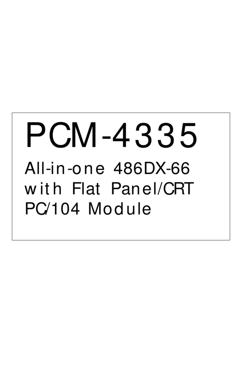Aaeon PCM-4335 User manual Aaeon PCM-4335 User manual