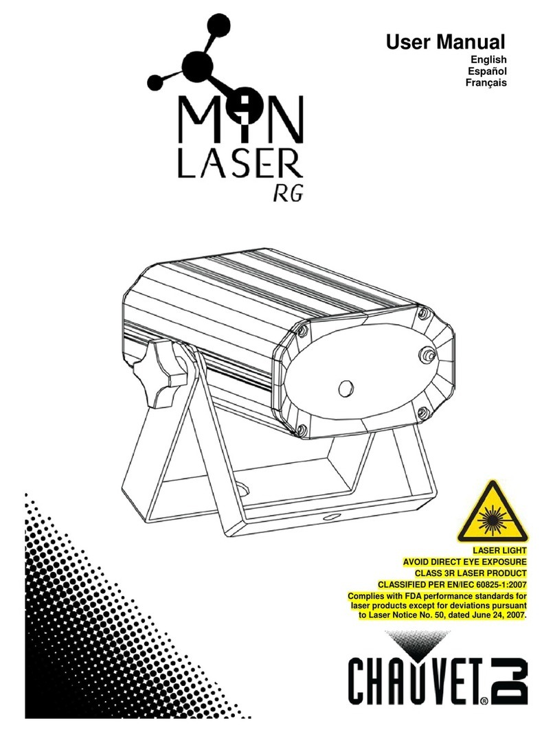 Chauvet MiN Laser RG User manual