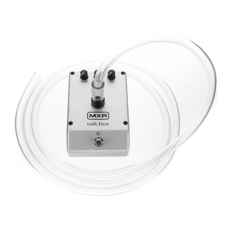mxr M222 Talk Box User manual
