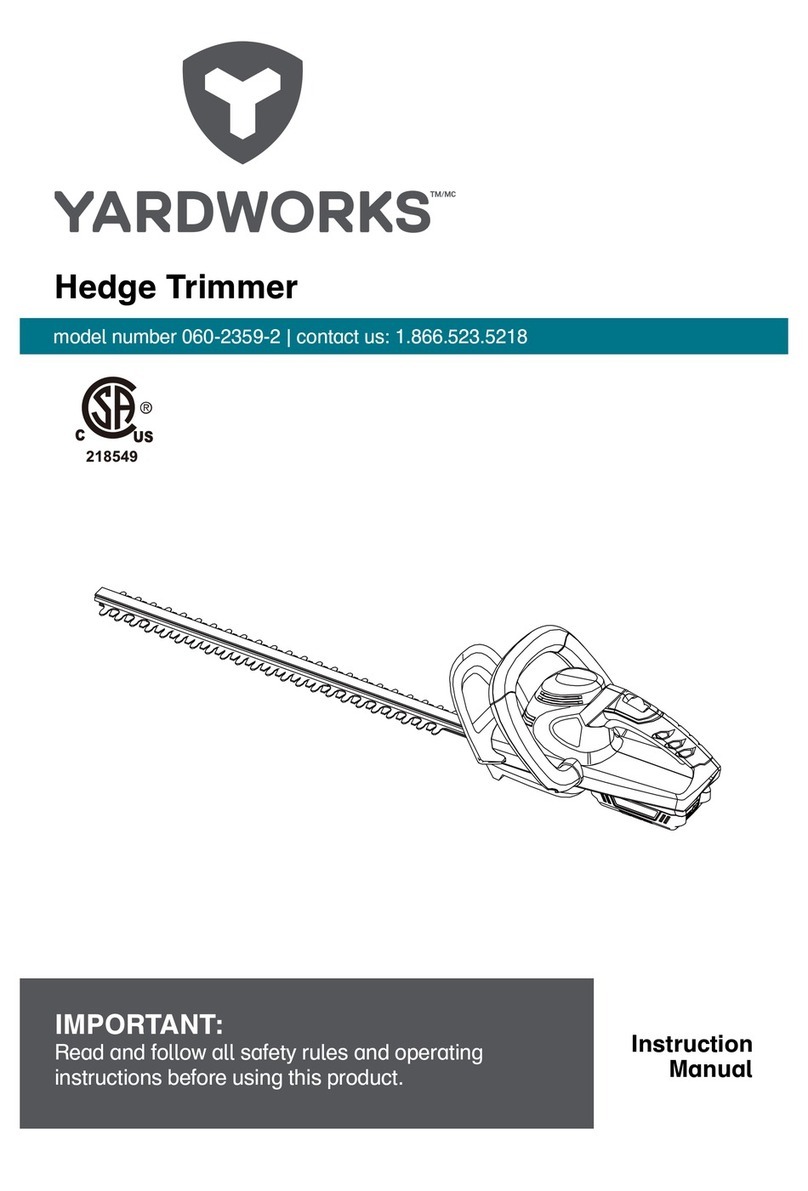 Yard Works 060-2359-2 instruction manual Yard Works 060-2359-2 instruction manual