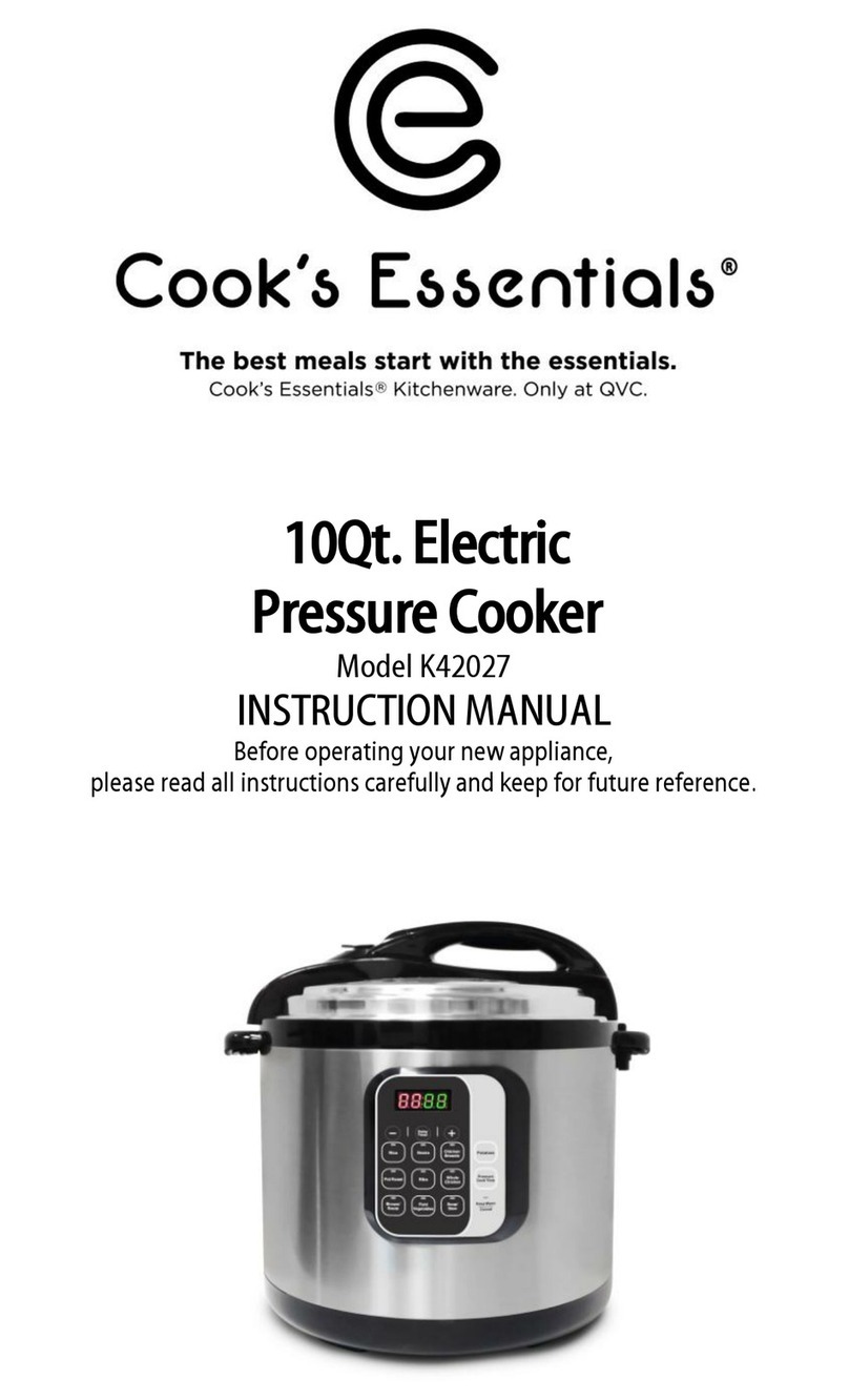 Cook's essentials K42027 instruction manual
