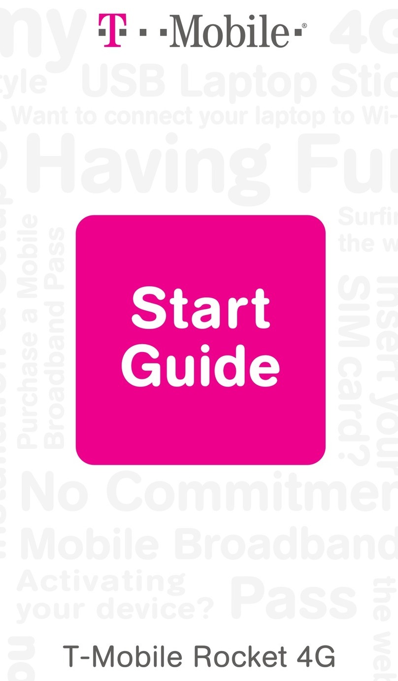 T-Mobile rocket 4g Started guide