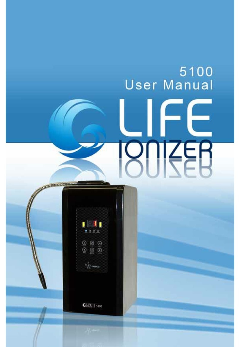 LIFE Ionizer 5100 user manual