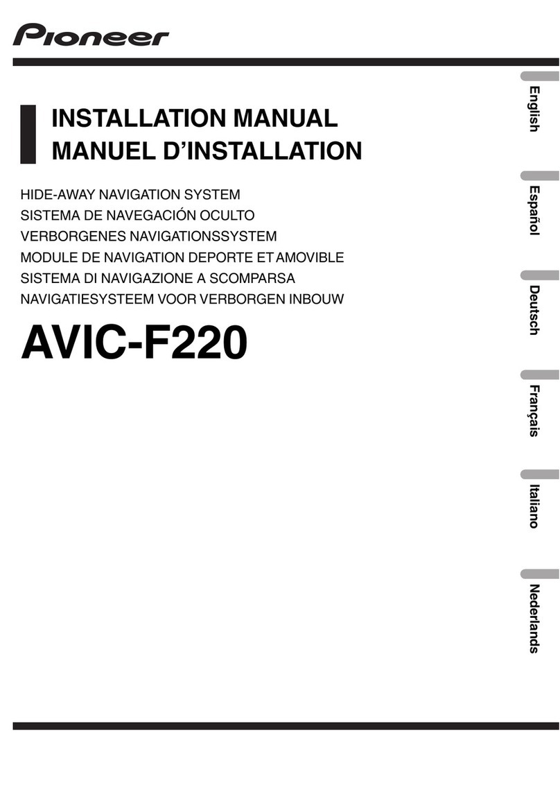 Pioneer AVIC-F220 User manual