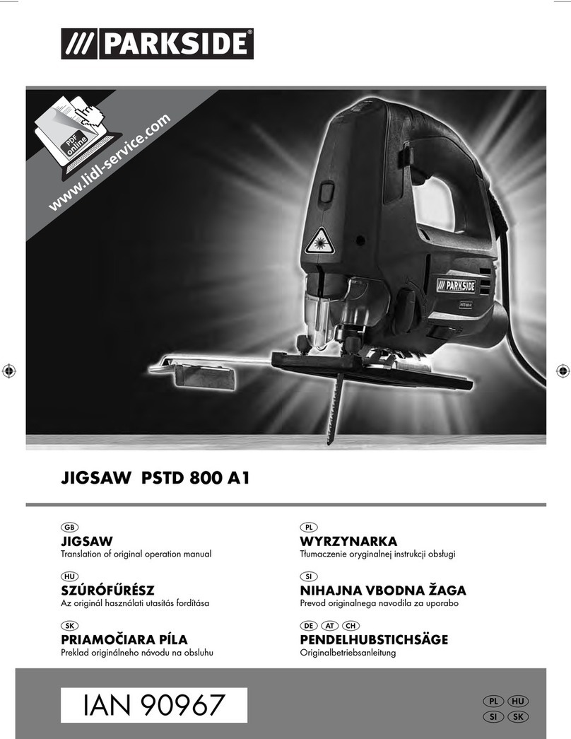 Parkside PSTD 800 A1 Operation manual