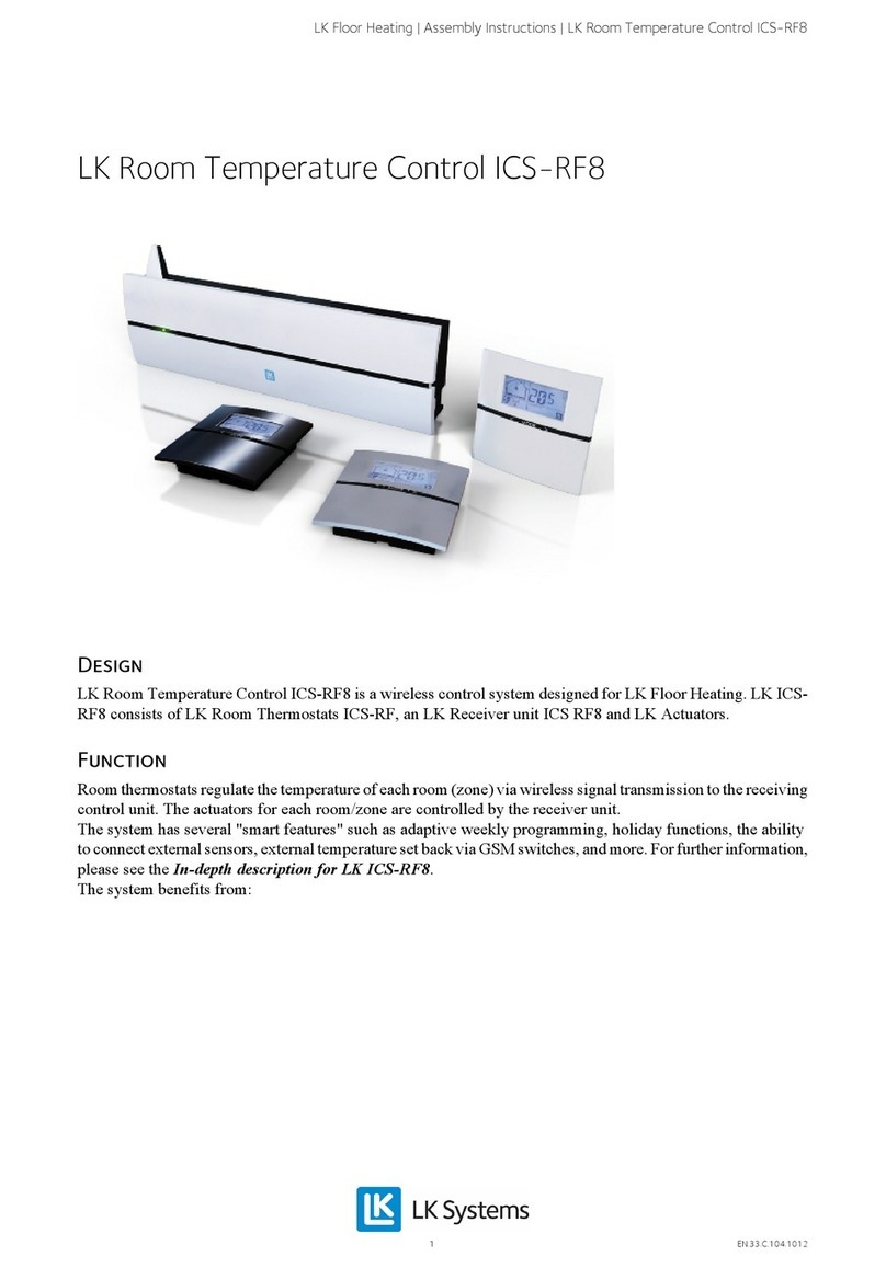 LK Systems ICS-RF8 User manual